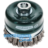OSBORN Topfb�rste 80 x 20 mm rostfreier Stahldraht gezopft M14