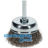 OSBORN Topfb�rste mit Schaft 50 x 17 x 6 mm Stahldraht