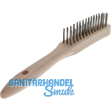 OSBORN Hand-Drahtb�rste 3-reihig Stahldraht