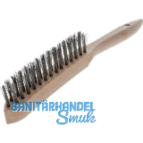 OSBORN Hand-Drahtb�rste 2-reihig rostfreier Stahldraht