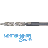 BOHRCRAFT Spiralbohrer Turbo Step HSS-G 3-Fl�chenschaft � 4,5 x 80 mm