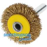 OSBORN Rundb�rste mit Schaft 30 x 9 x 6 mm Messing