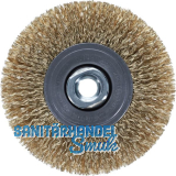 OSBORN Rundb�rste mit Gewinde 115 x 12 mm vermessingter Stahldraht M14