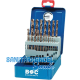 BOHRCRAFT Bohrer-Kassette DIN338RN HSS Co5 � 1-10 mm 19-teilig
