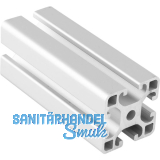 Aluminium Nutprofil ISP Nut 8 L40 leicht 40 x 40 mm 4 Nuten