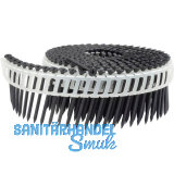 ALSAFIX Nagelschraube L�nge 50 mm FasCoat Kunststoffgebunden 16 Grad schwarz