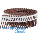 ALSAFIX Nagelschraube L�nge 50 mm FasCoat Kunststoffgebunden 16 Grad rot