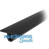 FATH Abdeckprofil NBR T-Form schwarz 20 m Nut 8