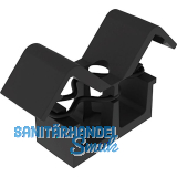 FATH Clip-Kabelbinder mit 2 Kammern schwarz Nut 8