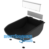 FATH Greifschale 105 x 130 x 50 mm schwarz Nut 8