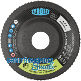 TYROLIT Schleiflamellenteller TwinFlap D/C Premium*** gekr�pft � 125 mm K120 28N