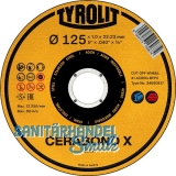 TYROLIT Trennscheibe gerade Cerabond X Premium*** 125 x 1,6 mm 2in1 Form 41