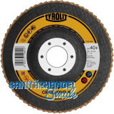 TYROLIT Schleiflamellenteller Premium*** Cerabond X gekr�pft � 125 mm Korn 40