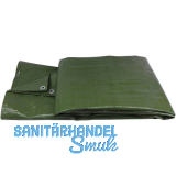 Abdeckplane mit �sen Farbe gr�n 90 Gramm 8 x 10 m