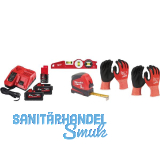MILWAUKEE Akku-Starterset Power Combo Pro 18 Volt / 12 Volt mit 3 Akkus