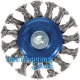 OSBORN Rundb�rste mit Schaft 75 x 12 x 6 mm Stahldraht gezopft