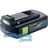 FESTOOL Akku / Ersatzakku BP 18 Li 3,0 C 18 Volt / 3,0 Ah Li-Ion