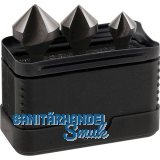 ALPEN Kegelsenker-Bit-Satz HSS 90 Grad � 12,4 / 16,5 / 20,5 mm 3-teilig