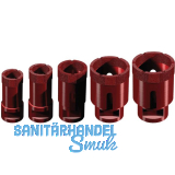 MARCRIST Diamant Fliesen Trockenbohrerset PG750X-M14 f, Winkelschleifer 5-tlg,