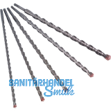 ALPEN HM-Hammerbohrer-Satz SDS-Plus 4-fach Stufenprofil 400/450 mm 5-teilig