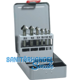 MAYKESTAG Kegelsenker-Satz DIN335C Z=3 HSS ungleiche Schneide 6-tlg.