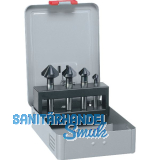 MAYKESTAG Kegelsenker-Satz DIN335C Z=3 HSS Co5 ALUNIT ungleiche Schneide 4tlg.