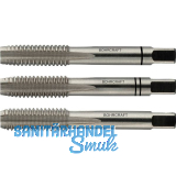 BOHRCRAFT Hand-Gewindebohrer-Satz HSSG DIN352 6H Gewindegr��e M 5