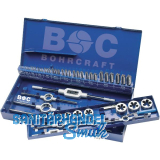 BOHRCRAFT Gewindeschneidsatz GW 20 DIN 352 HSS-G M3-M20 54-tlg.