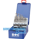 Handgewindebohrer-Satz GK12 DIN 352 HSSG M3-M12+Kernloch 28-teilig