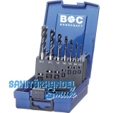 BOHRCRAFT Maschinengewindebohrer-Satz M3-M12 HSS-E TIN 40� RSP 7-teilig