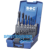 BOHRCRAFT Maschinengewindebohrer-Satz M3-M12 HSS-E TIALN Form B 7-teilig