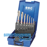 BOHRCRAFT Maschinengewindebohrer-Satz M3-M12 HSS-E Rotring Form B 7-teilig