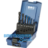 BOHRCRAFT Maschinengewindebohrer-Satz M3-M12 HSS-E Blauring 35� RSP 7-teilig