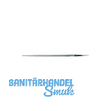 BLU-DAN Chrominox-Rundfeile schlicht 250 mm � 9,5 mm