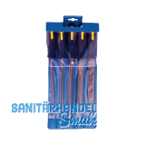 BLU-DAN Chrominox-Werkstatt-Feilensatz 5-teilig Hieb 1/200 mm
