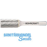 BOHRCRAFT HM-Fr�sstift Form A Zylinder Kopf � 10 mm L�nge 20 mm Zahnung Z3-X