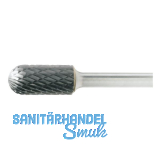 LUKAS HM-Fr�sstift Form C Walzenrund Kopf � 4 mm L 13 mm Zahnung 7 f�r Stahl