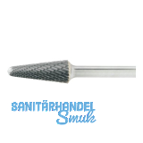 LUKAS HM-Fr�sstift Form L Rundkegel Kopf � 12 mm L�nge 25 mm Zahnung 7