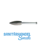 LUKAS HSS-Fr�sstift Form H Flamme Kopf � 8 mm L�nge 20 mm Zahnung 3