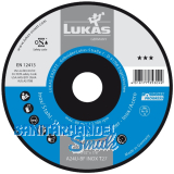 LUKAS Schruppscheibe Progress***gekr�pft � 125 x 7 x 22,23 mm rostfreier Stahl