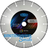 TYROLIT Diamant-Trennscheibe DC-ALL *** 125 x 1,3 x 22,23 mm Universal