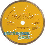 SOLIDO Diamant Trennscheibe 230 x 2.4 mm Beton Stein Baustellenmaterial