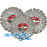 DIEWE Diamant-Trennscheibenset 230 x 22.23/14mm - 3 St�ck