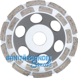 DIEWE Diamant Trockenschleifteller Silver Line doppelt 125 x 21 x 22.23 mm