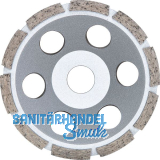 DIEWE Diamant Trockenschleifteller Silver Line einfach 125 x 21 x 22.23 mm