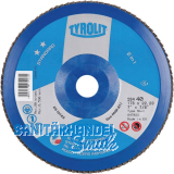 TYROLIT Schleiflamellenteller Standard** gerade � 125 mm Korn 60 Form 28N