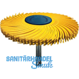 TYROLIT Radialschleifb�rste Sunburst 76 x 6,4 - 6 x 40 K80