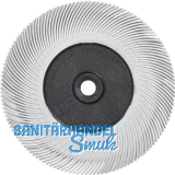 3M Radiale B�rste BB-ZB Typ C � 150 mm Aufnahme 12 mm Farbe wei� Korn 120