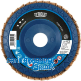 TYROLIT Schleiflamellenteller TwinFlap Premium***gerade � 125mm K40 28N