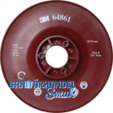 3M Hochleistungsst�tzteller gerippt f�r Fiberscheibe � 125 mm Aufnahme M14